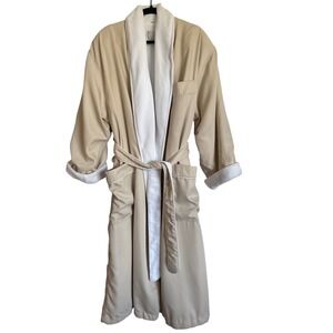 Luxury Monarch Cypress Tan Plush Spa Robe Shawl Collar Belted XXL Cozy